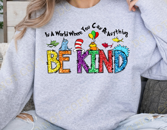 Sparkly Character Be Kind