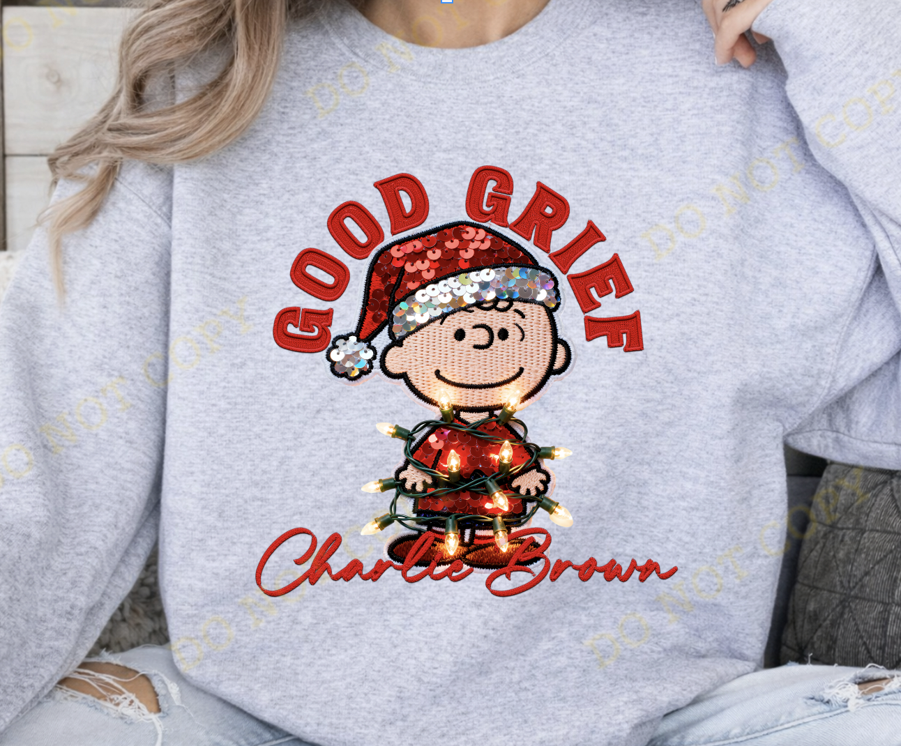 Sequin Christmas Good Grief