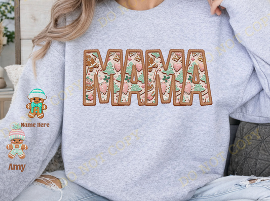Personalized Mama Gingerbread Men