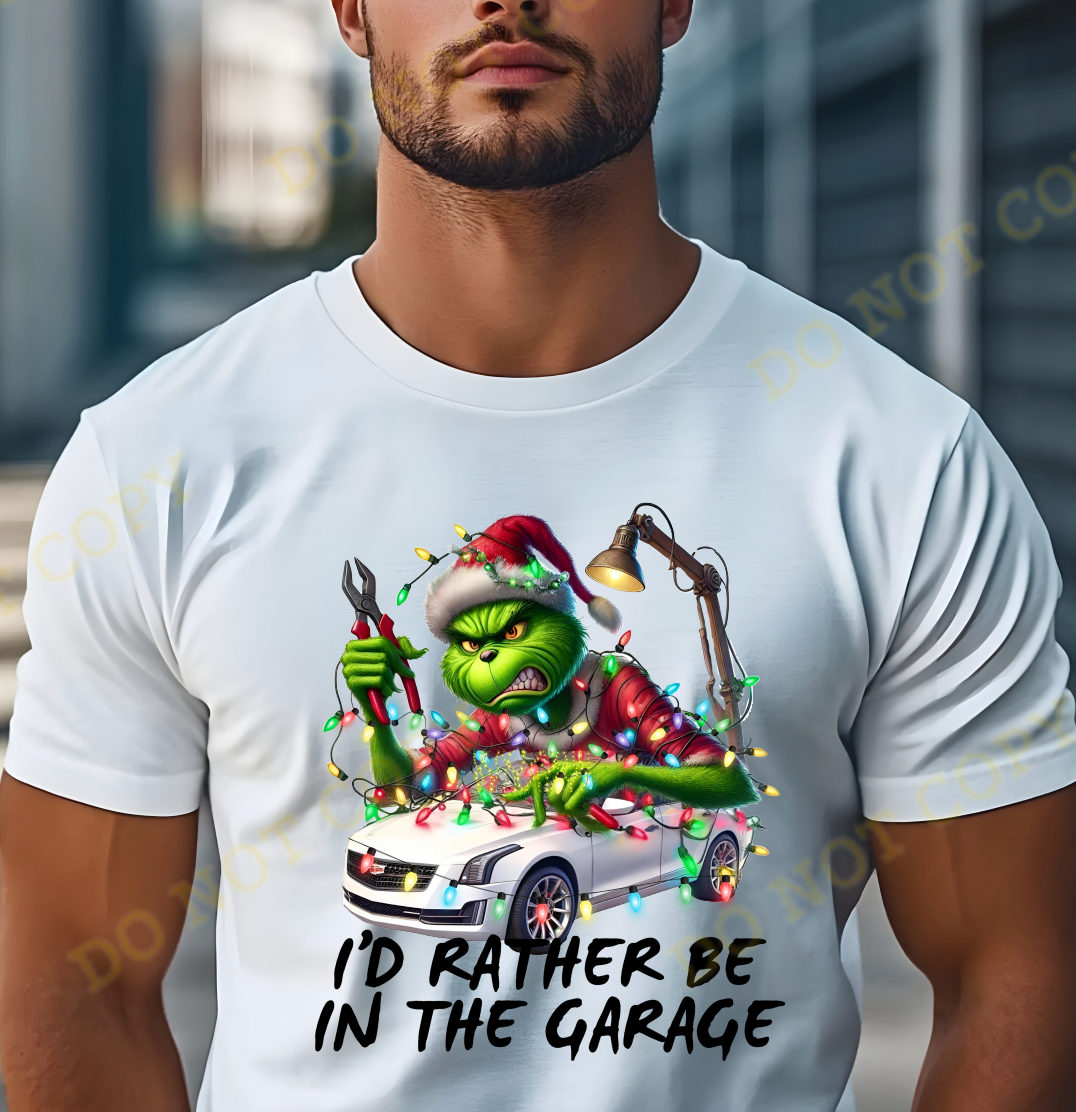 Green Man I'd Rather Be In The Garage