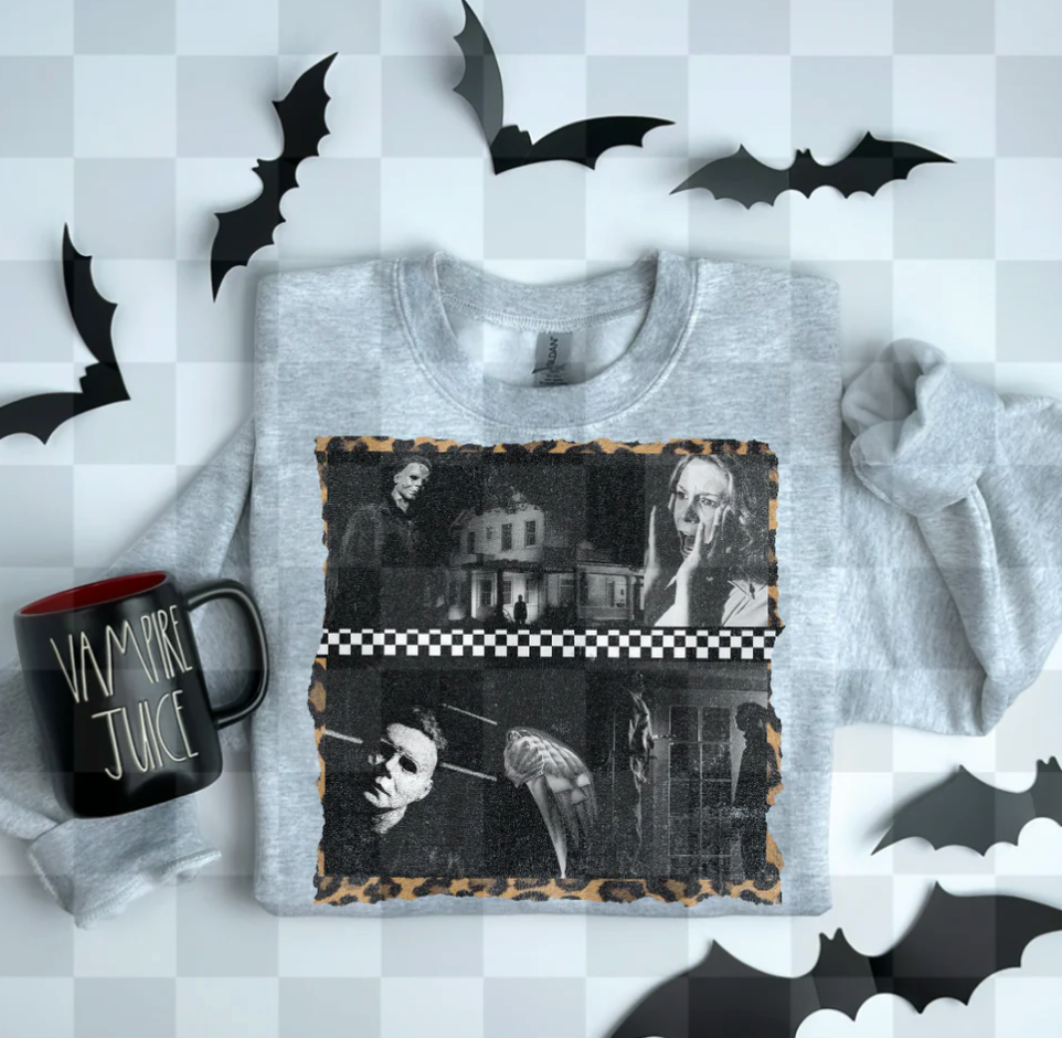 Halloween Checker Collage