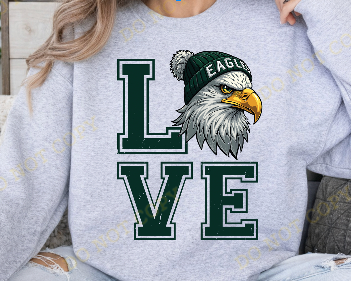 Green Eagles with Winter Hat