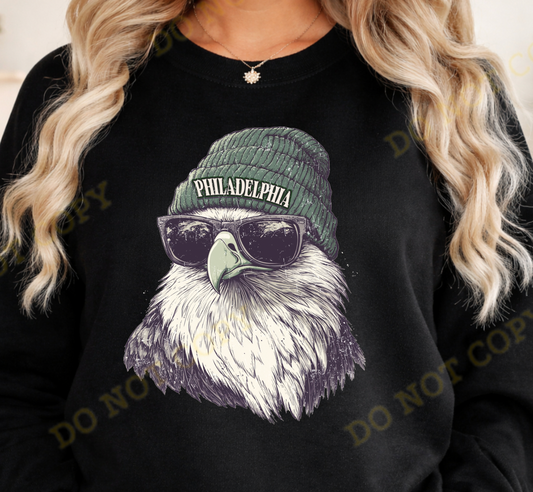 Black Floral Eagles