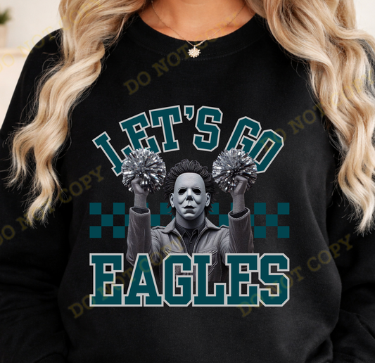 Halloween Eagles Cheerleader