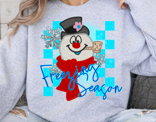Freezing Season Snowman
