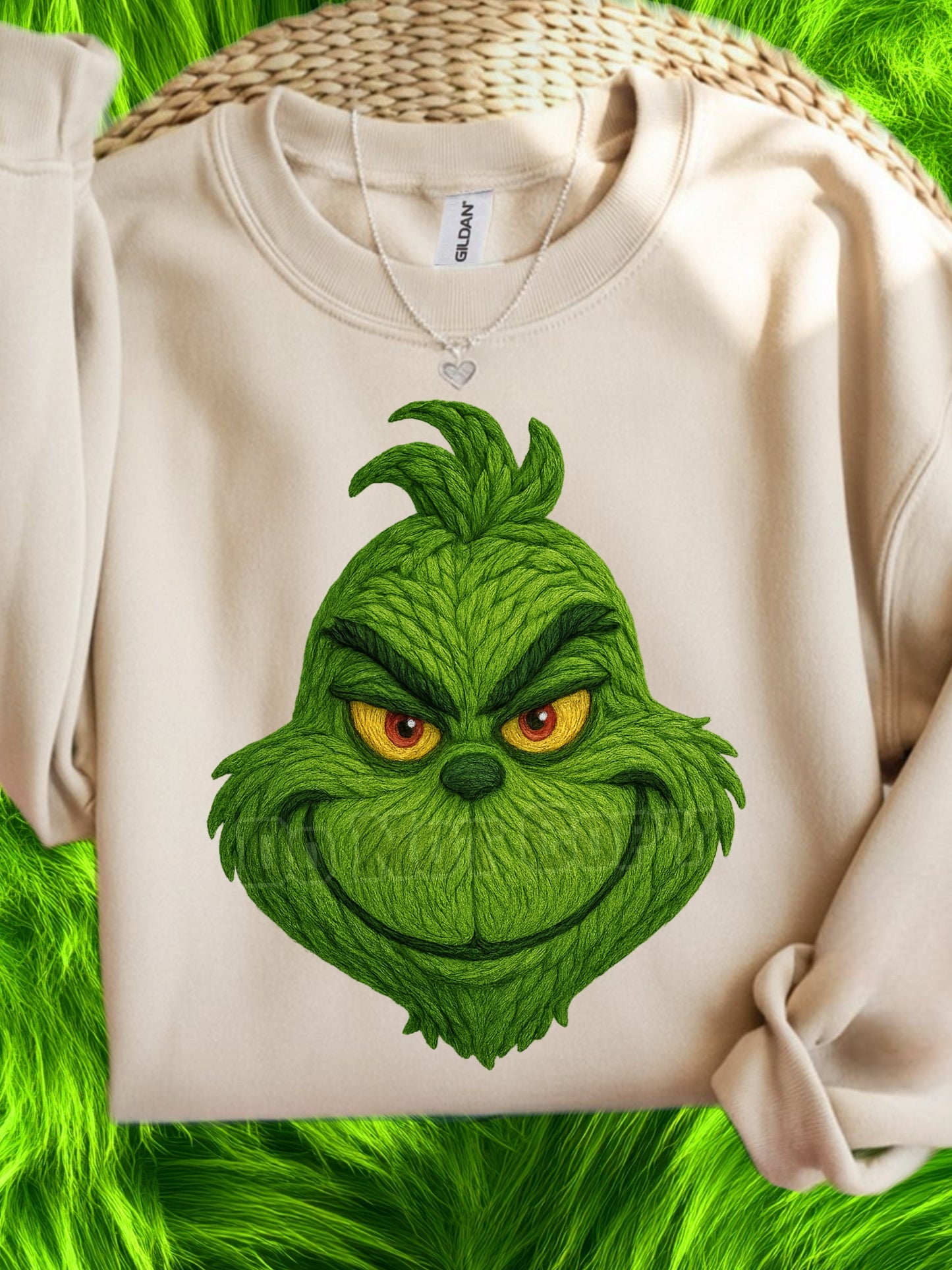 Faux Yarn Green Man
