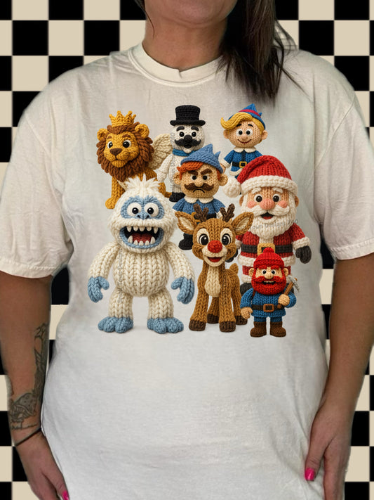 Faux Yarn Christmas Crew