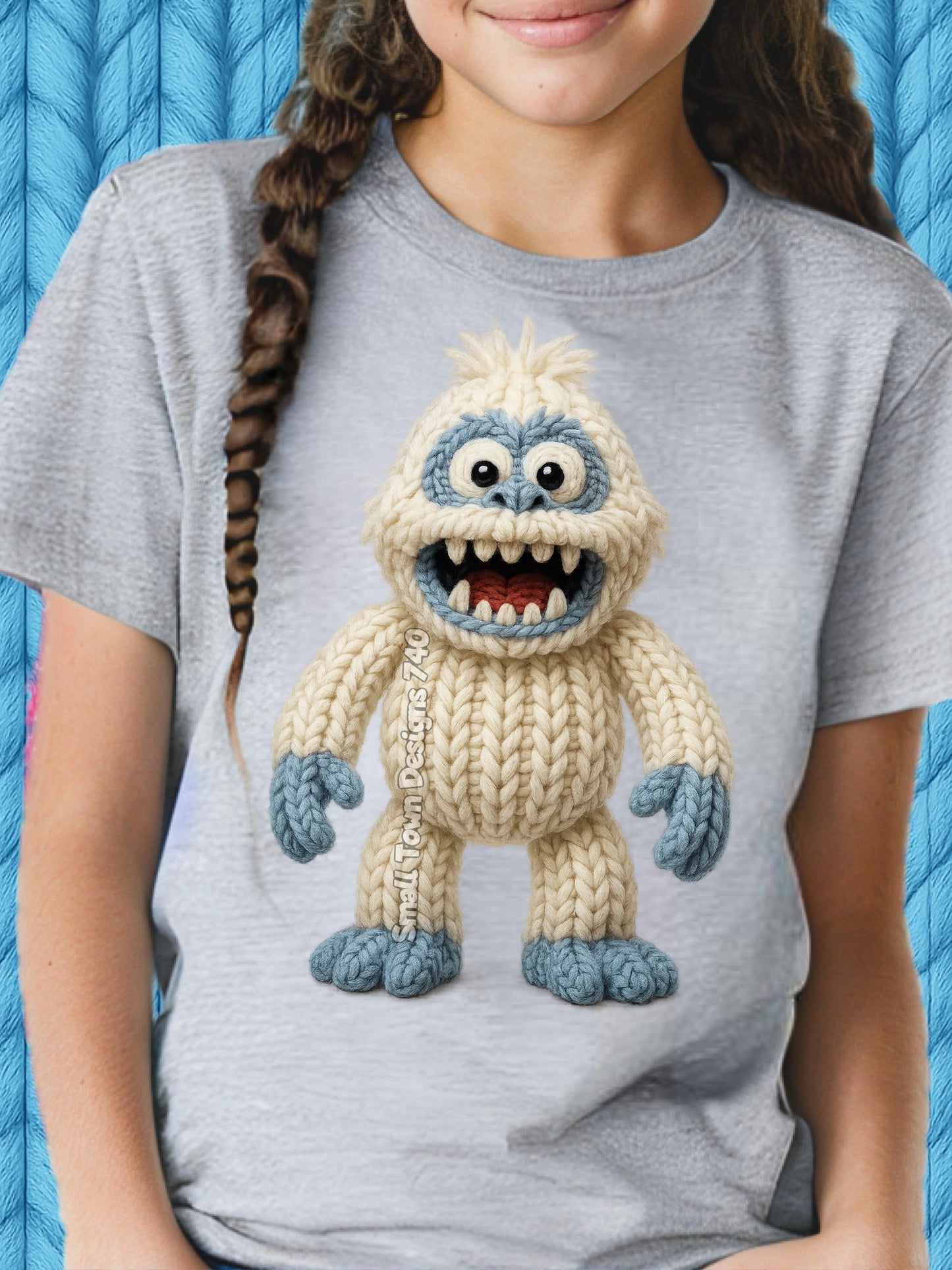 Abominable Faux Knit Snowman