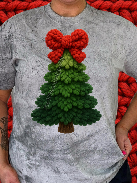 Faux Crotchet Christmas Tree
