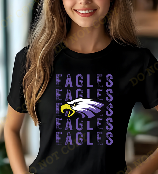 Purple Eagles Stacked